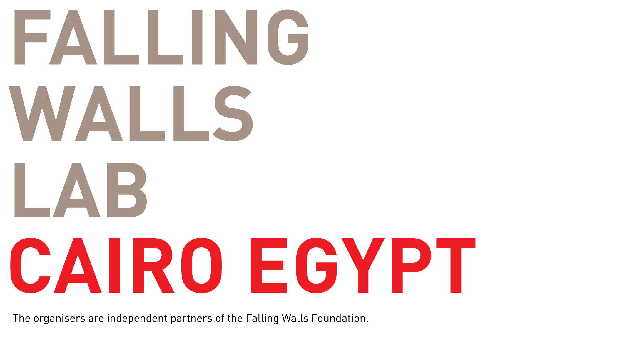 Falling Walls Lab Cairo